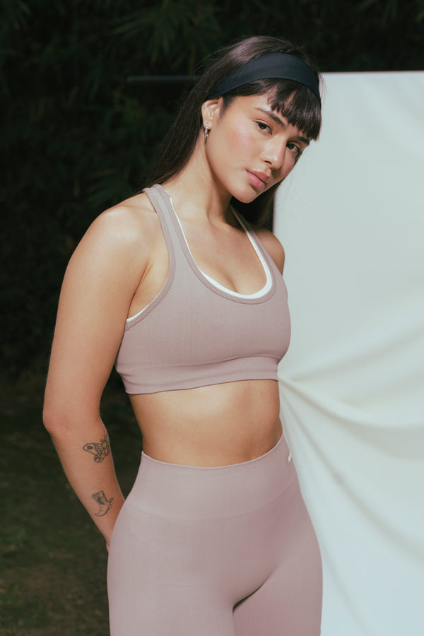 Twill top taupe