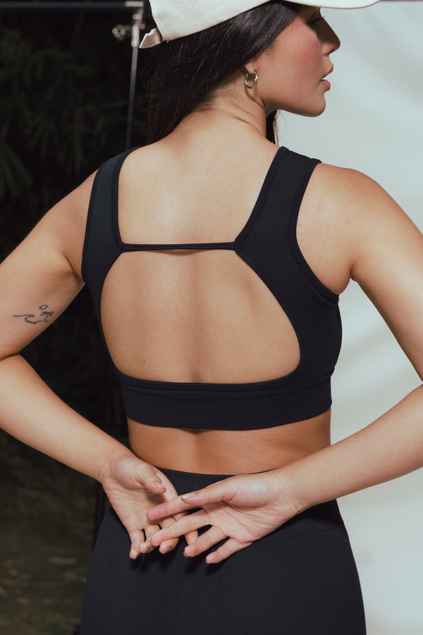 Twill Tank Top black