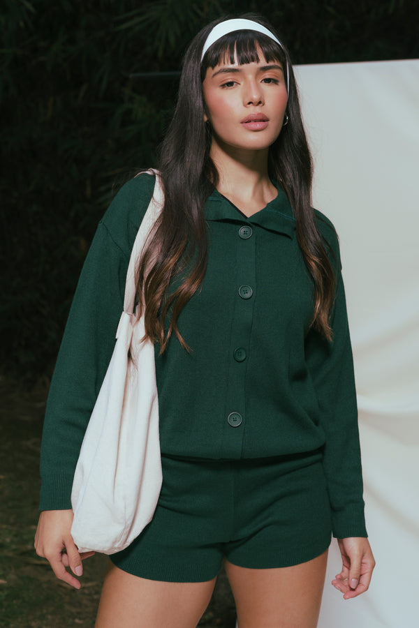 Cozy Sweater teal green